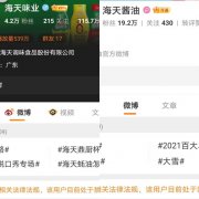 线下配资:海天味业官博突然遭禁因员工不当言论惹祸？